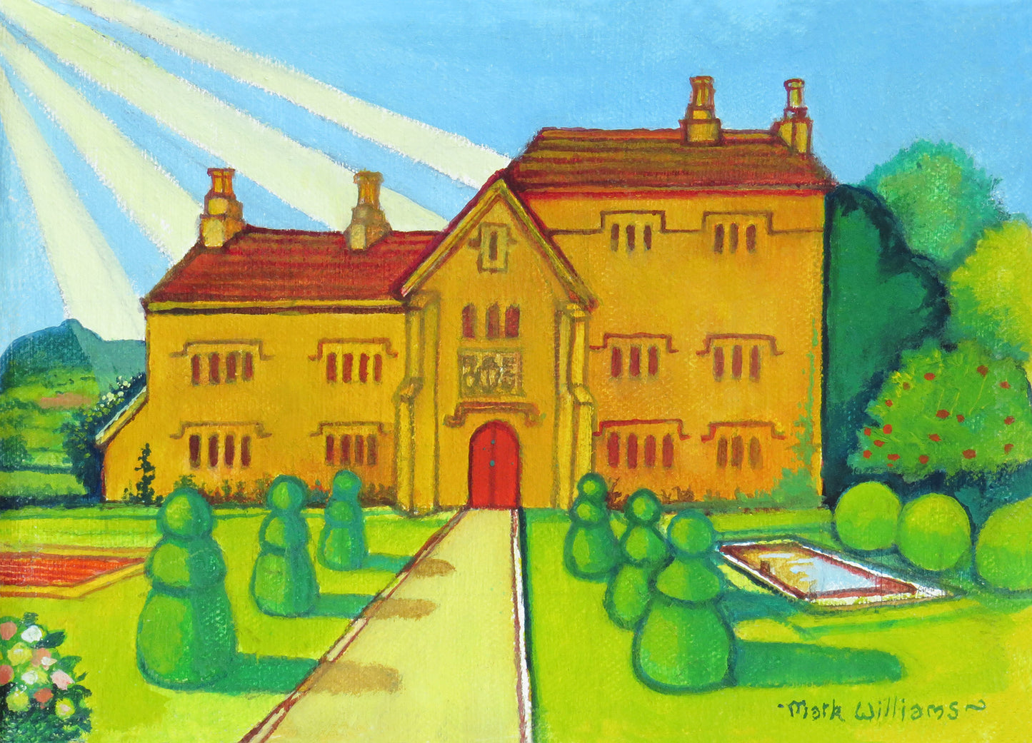 “St Julian's House” - Now long gone - St Julian’s was a Manor House on the River Usk between Newport and Caerleon.