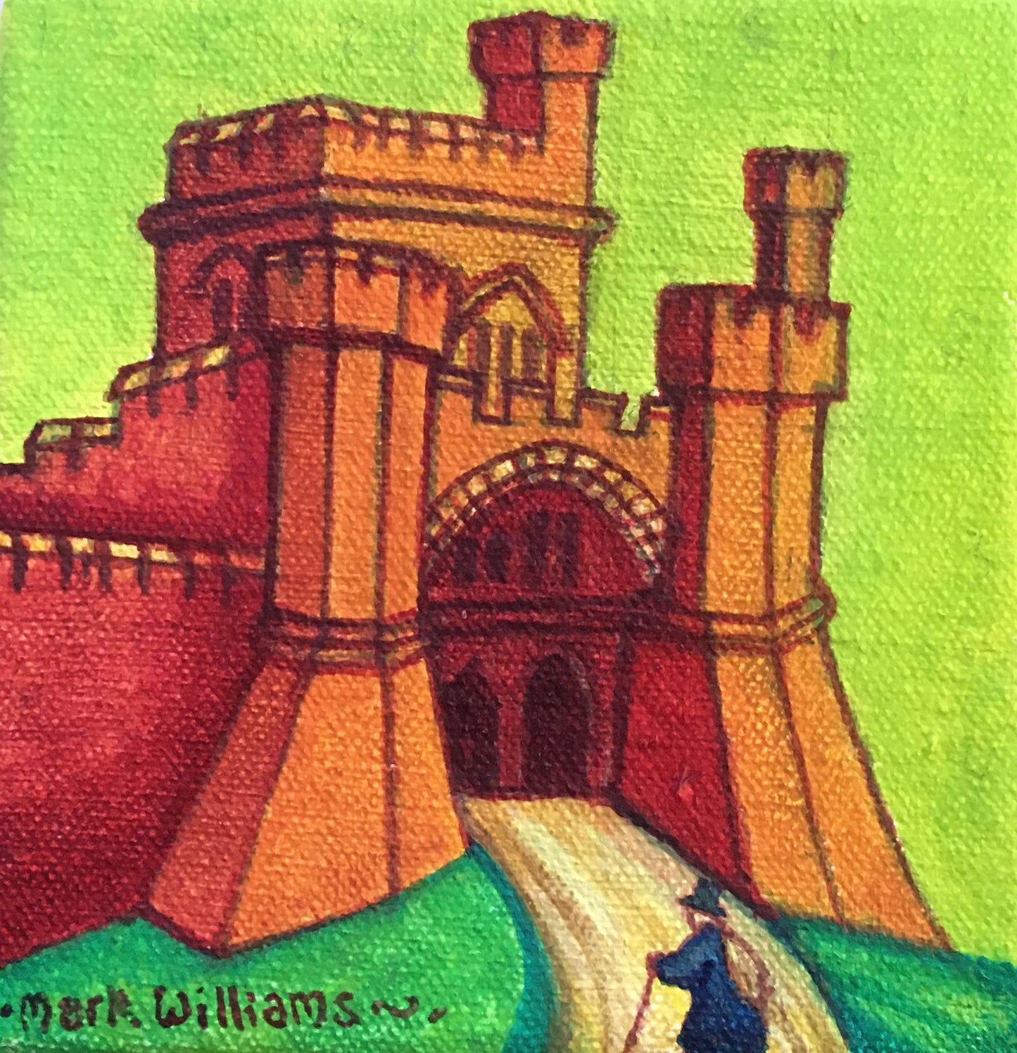 “The Old Town Gate” - Now long gone - one of the Medieval gates that stood in Newport.