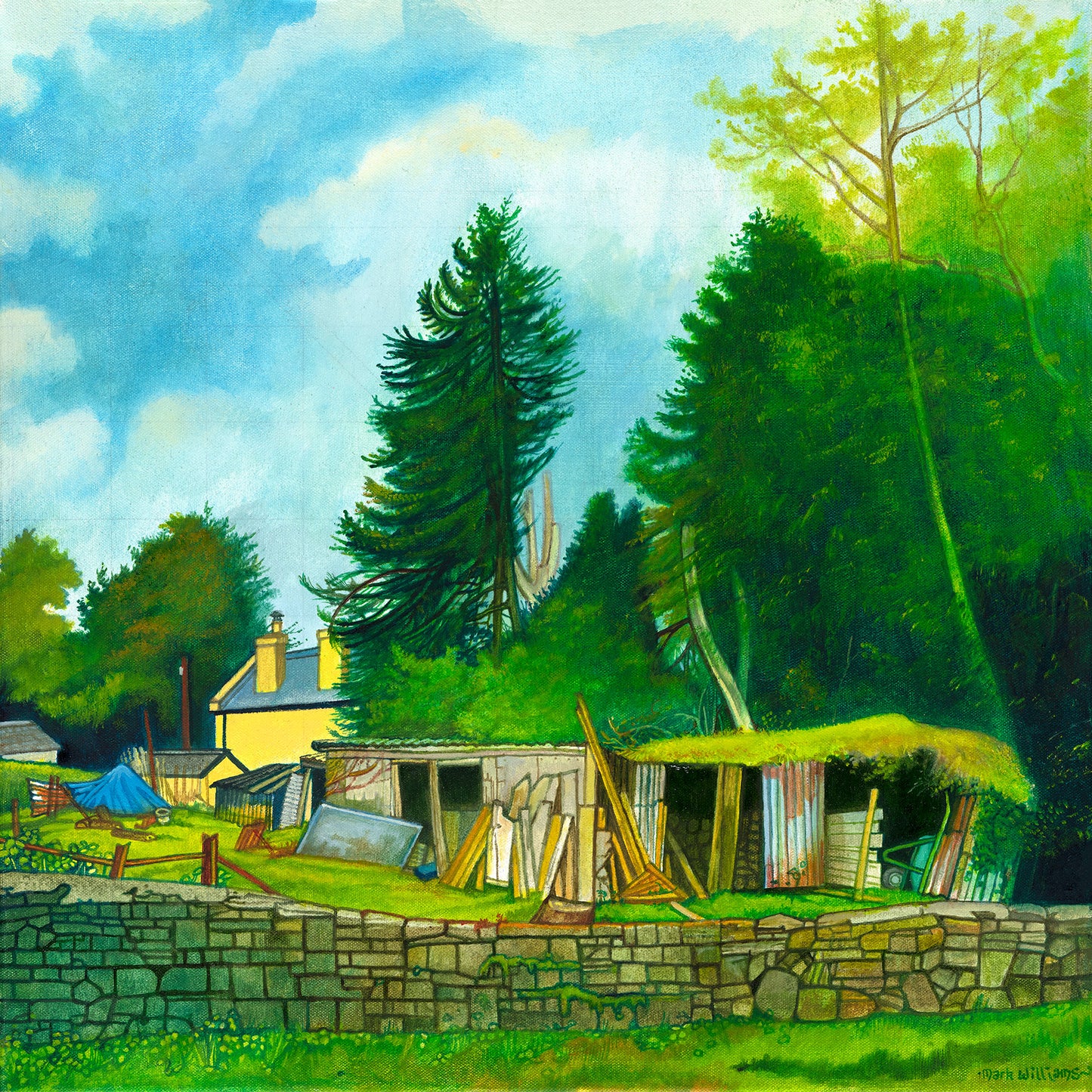 “The Old School House” - Common Coed y Paen within the Parish of Llanygybi began life as a “Model Village” set out in the 1850’s in order to try out experimental agricultural methods- It had it’s own church and village school.
