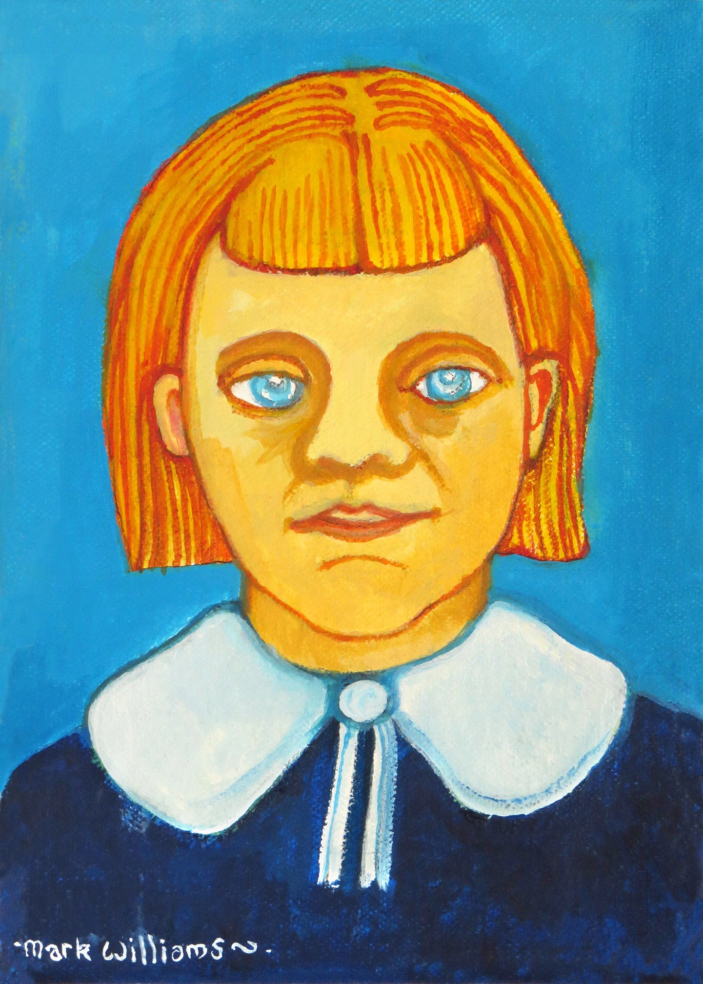 “A Curious Child” - My imagining of Arthur Machen as a young boy: He was an only child living in a rural location who escaped into a world of imagination.