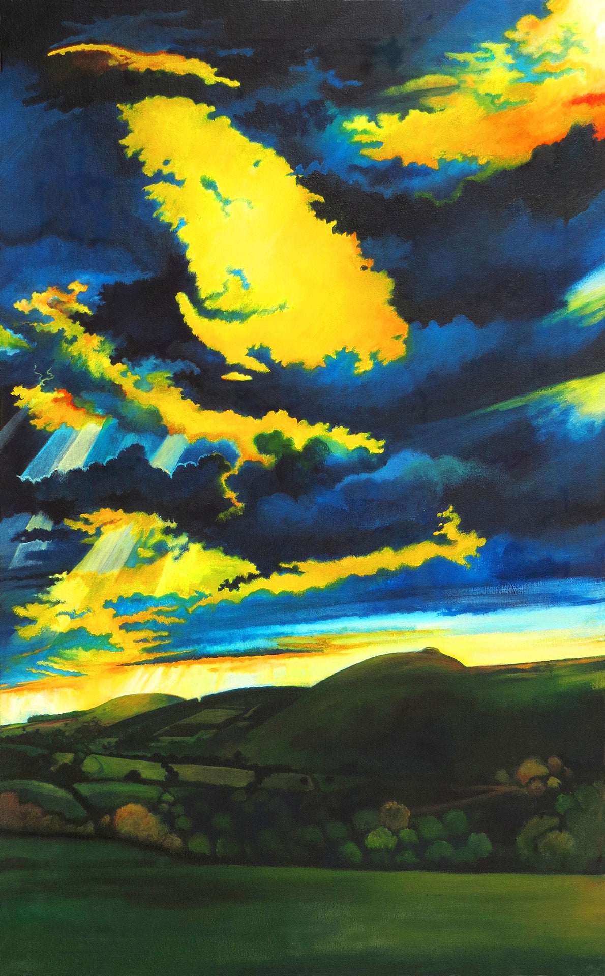 "There was a glow in the sky as if great furnace doors were opened" (Print)