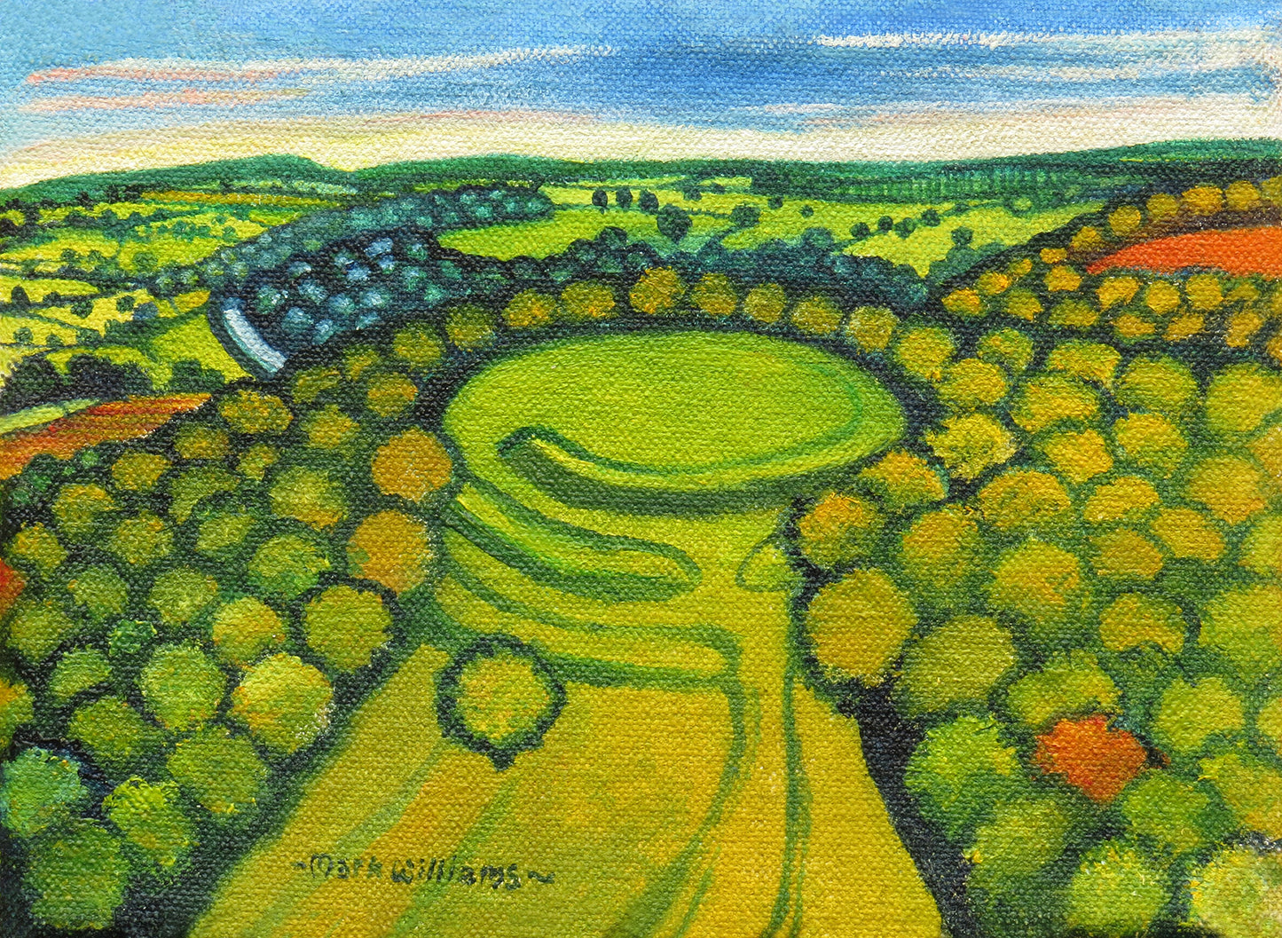 “Llanmellin” - An Iron Age Hill Fort near Caerwent - said to have been the Capital of the ancient Celtic Silures Tribe.
