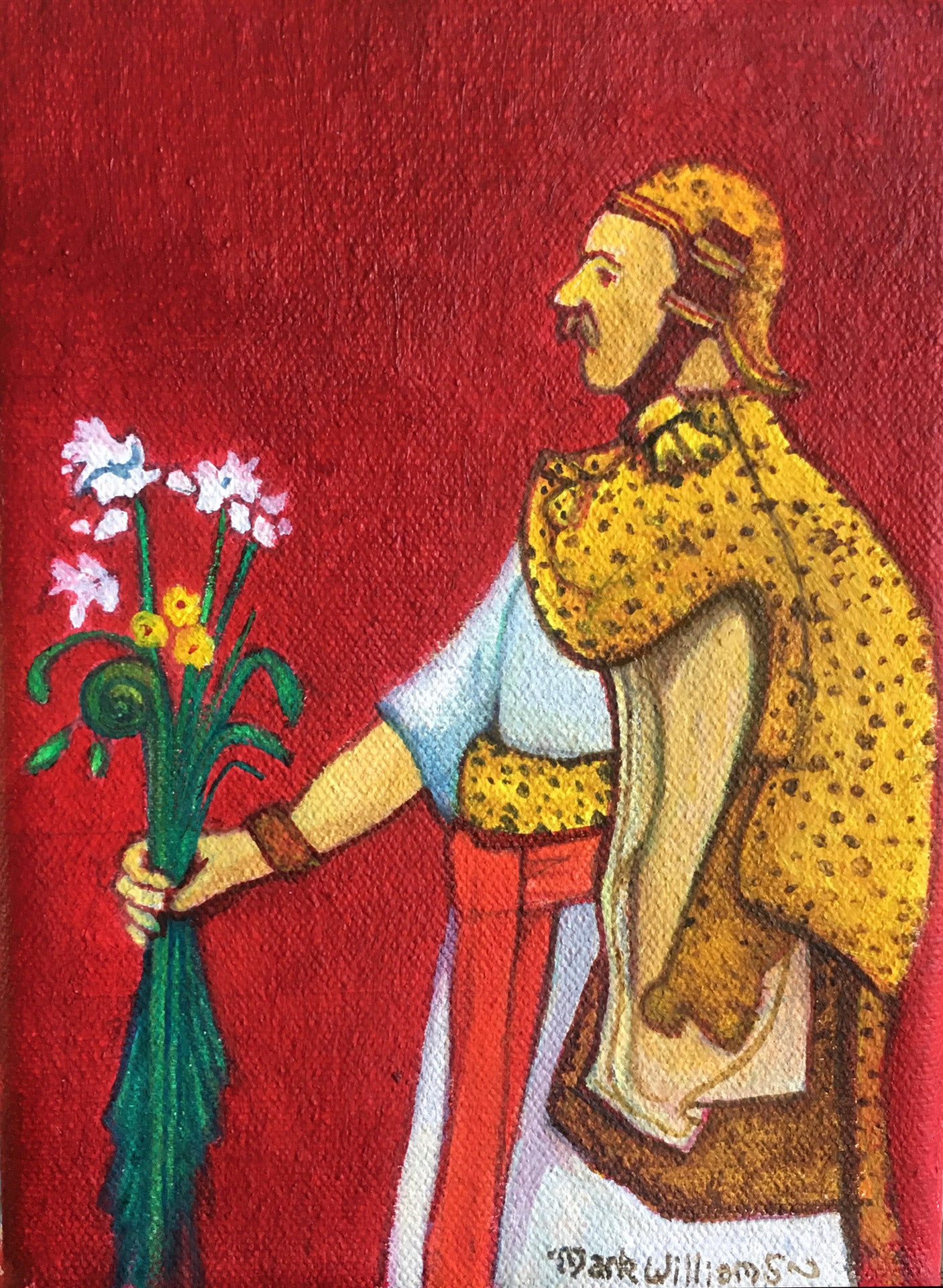 “The Magician” - Another portrait of Macgregor Mathers - this time in full regalia as a member of “The Hermetic Order of the Golden Dawn”: