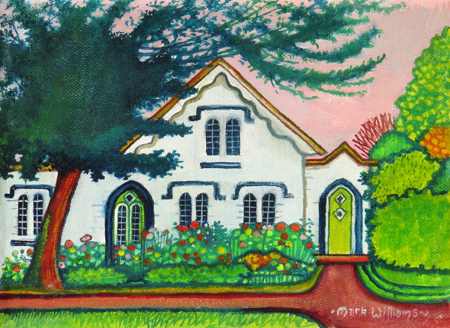 “Jim Crow's Cottage Croesyceiliog” - Named after “an ancient mariner out of England” befriended by a local family: In 1823 this small building served as a dwelling - a Post Office/ Shop and Village School.