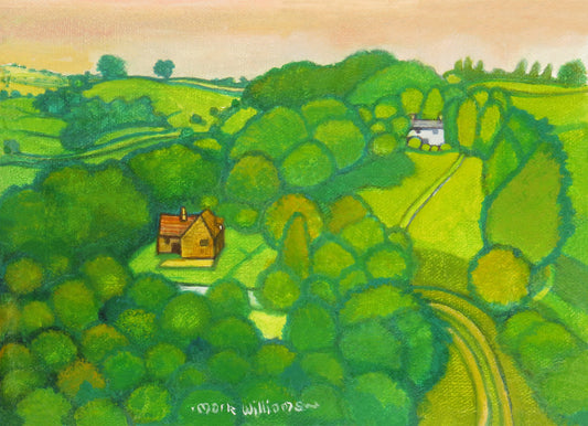 “Llansor Mill and Cottage” - As a boy Arthur Machen visited the Miller at Llansor who was one of his father’s Parishioners.