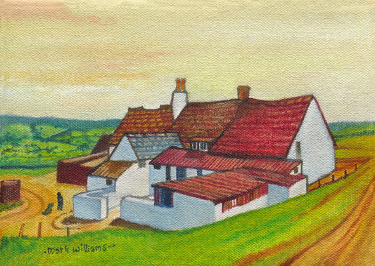 “Llanderfel Farm”- Over 1,000 feet up on the slopes of Mynydd Maen: It stands adjacent to the remains of a Chapel founded in the 6th Century: I am sure Arthur Machen was familiar with this place and that it inspired scenes within his “Secret Glory” Novel.