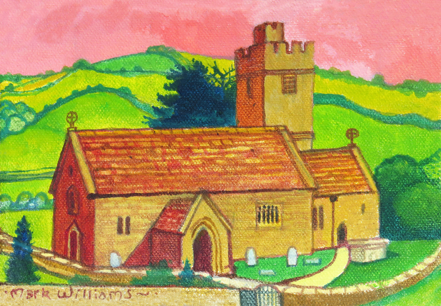 “St Jerome's Church - Llangwm Uchaf”- A magical place - famous for it’s Medieval Rood Screen and “Green Man” carvings.