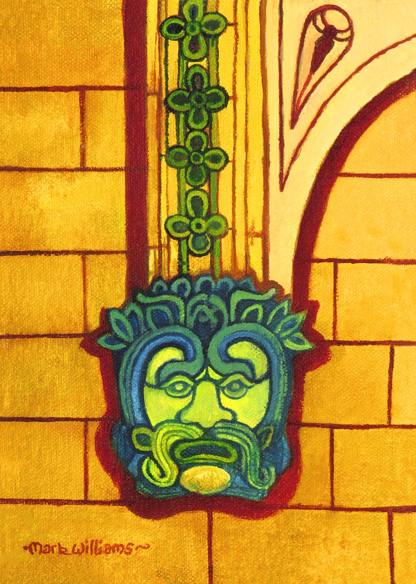 Gargoyle No.1” - A companion piece to “Gargoyle No.2”- Arthur Machen was a bit of a “Medievalist”.