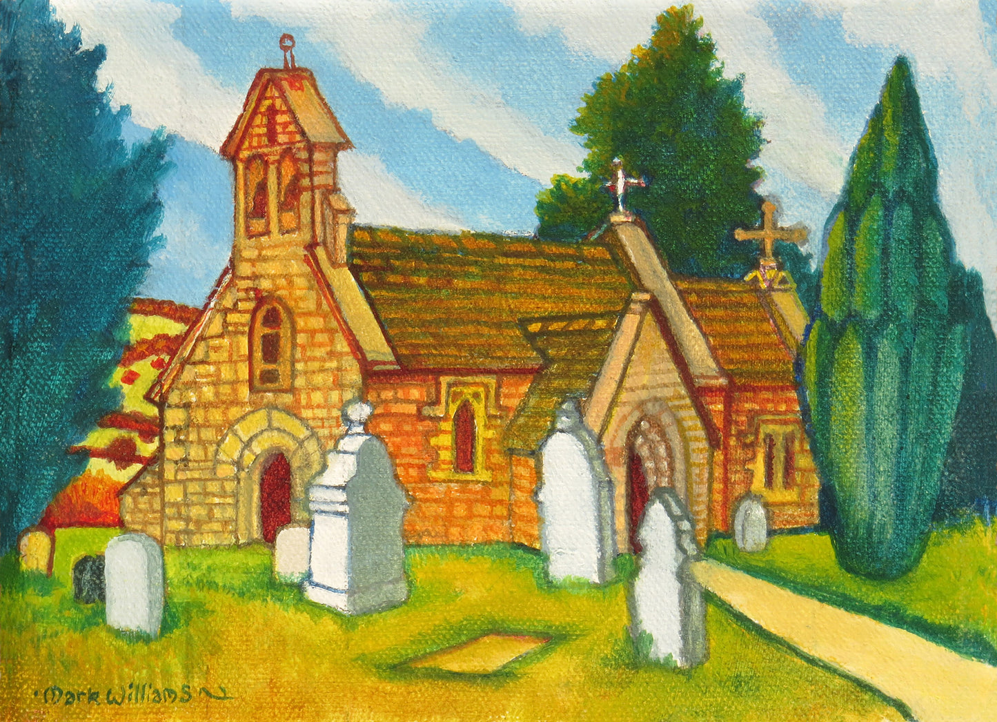 “St. David's Church LLanddewi Fach” - Arthur Machen’s Father was the Vicar at this Church - I have his signature on copies of my relatives burial records from the 1870’s.