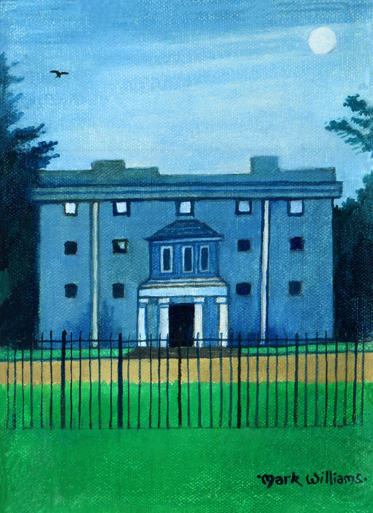 “The Smoked Stained Ruins of Bertholey House” - This Georgian Mansion on Wentwood Ridge features in both Arthur Machen’s Fiction and Autobiographical writings: Famously it burned down in 1905 when a cigar ignited the curtains during a Billiard Game.