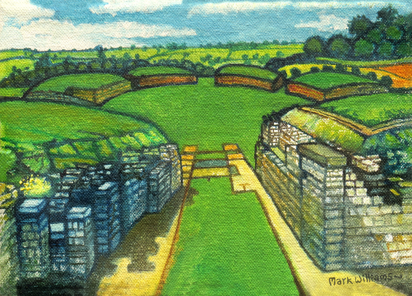 “Caerleon Roman Amphitheatre” - Excavated within Arthur Machen’s life time- He observed that “no trace was found of King Arthur’s Round Table or his famous knights”: Local folklore held it to be the Site of Arthur’s “Round Table.”