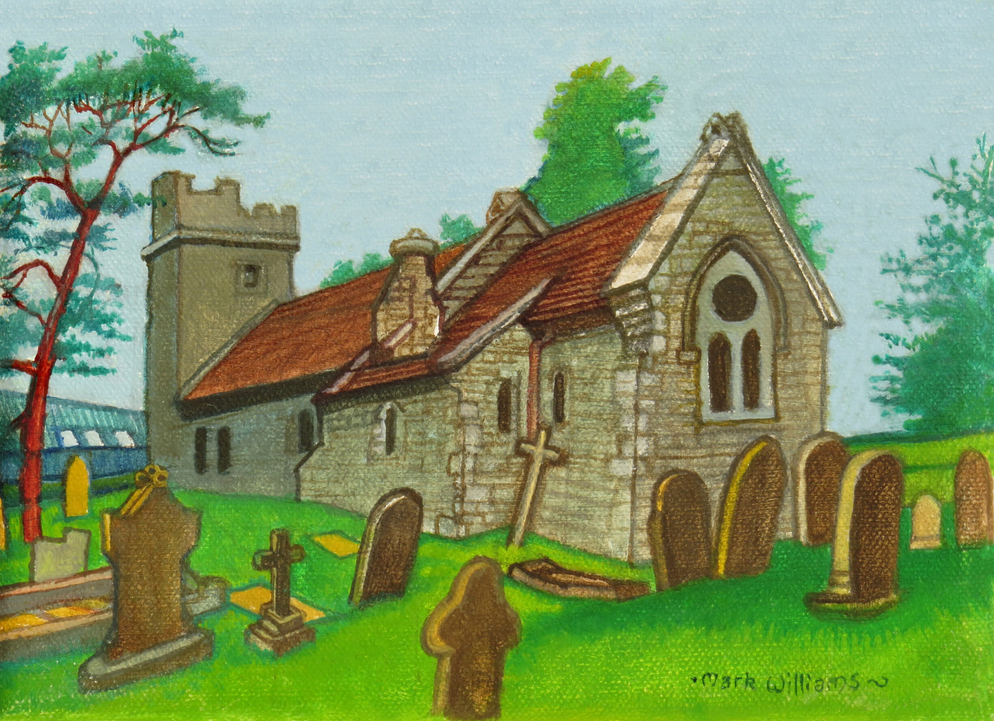 “St. Peter's Church, Newchurch, Monmouthshire” - “Newchurch” was founded in 1300- so named because it was not as old as more ancient churches in the region - Even a building 700 years old is a recent development in Monmouthshire !