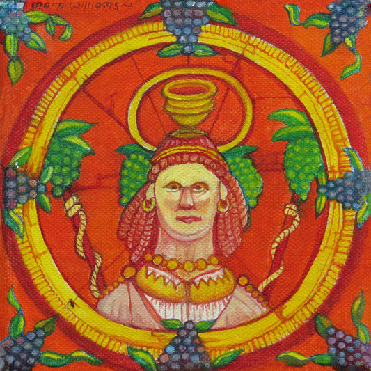 “Dionysus” - The Greek God of wine- fertility- theatre and ritual madness- all of which are linked - apparently…