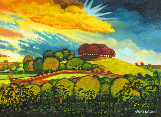 “Equinox” - I’ve taken a bit of a nod in the direction of British Artist Paul Nash in this painting - in the title at least - rather than style.