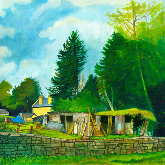 “The Old School House” - Common Coed y Paen within the Parish of Llanygybi began life as a “Model Village” set out in the 1850’s in order to try out experimental agricultural methods- It had it’s own church and village school.