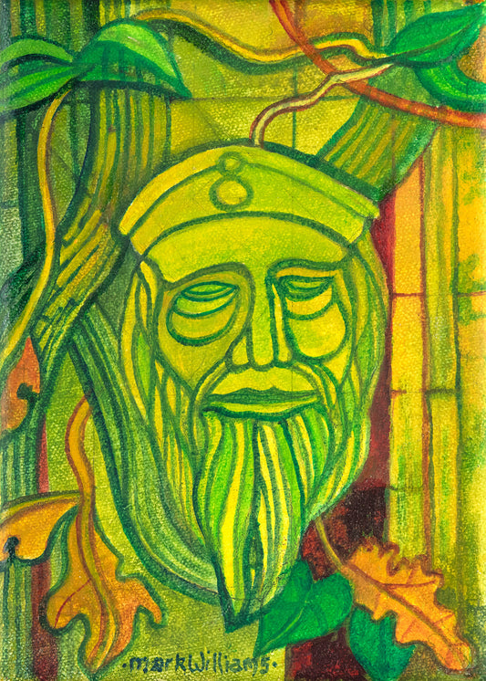 “The Old King” - This could be one of the ancient kings - possibly Tewdrig the sainted and martyred King of Gwent - or even Old King Cole who was a merry old soul …Ho ! Ho !