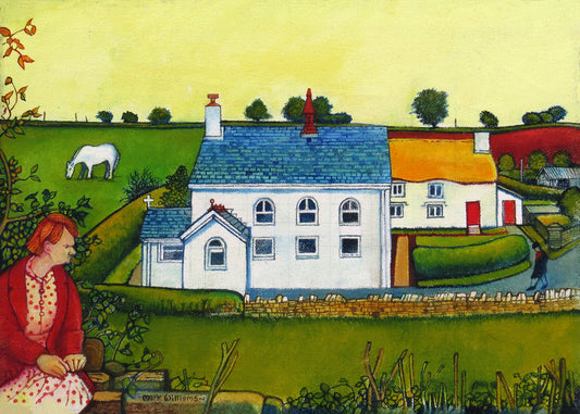 “The White Horse”- A painting replete with personal references - Any curious party may enquire of me individually.