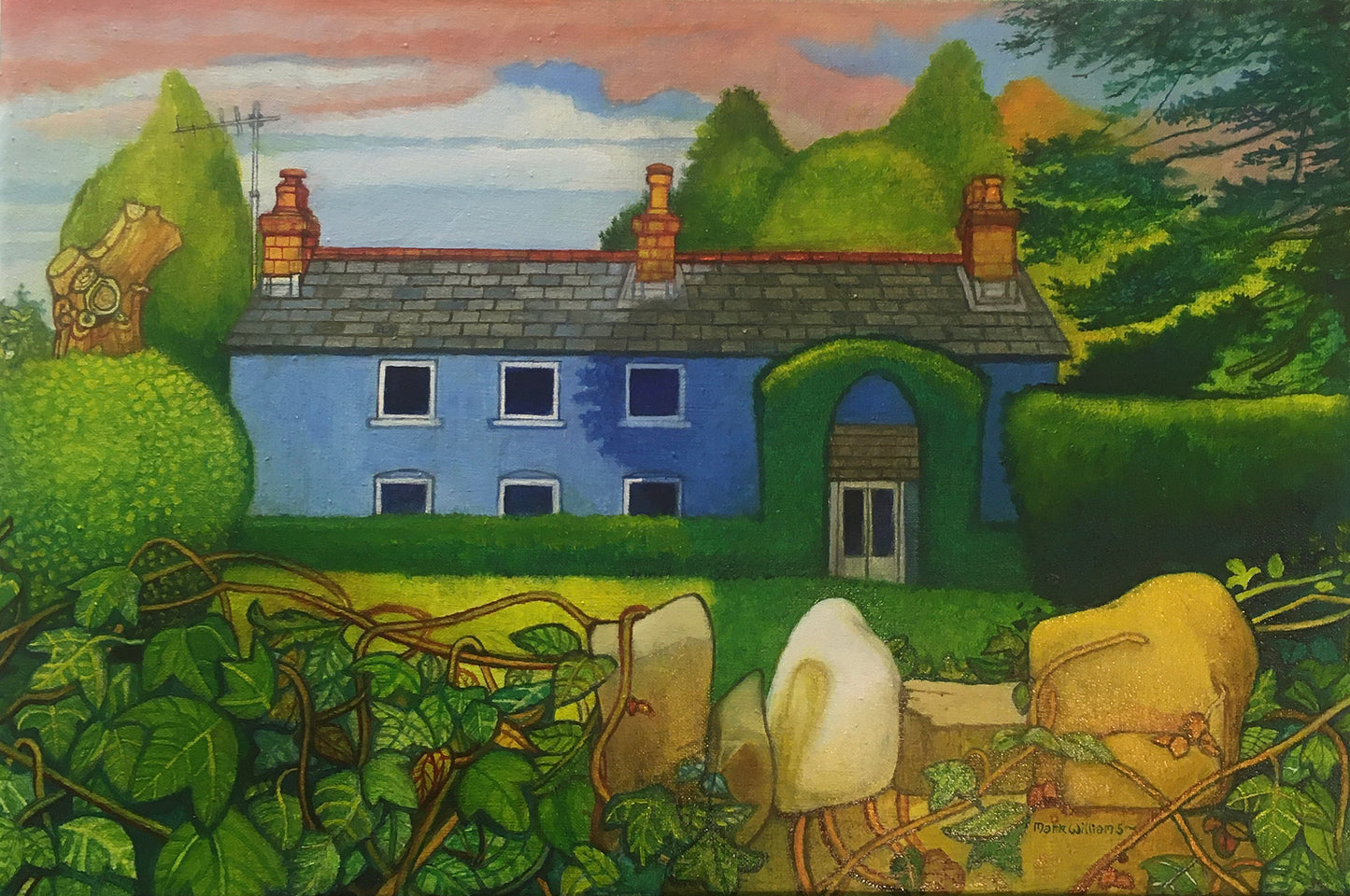 “The Blue Cottage” - An example of one of the many characterful cottages that can be found in rural Gwent.