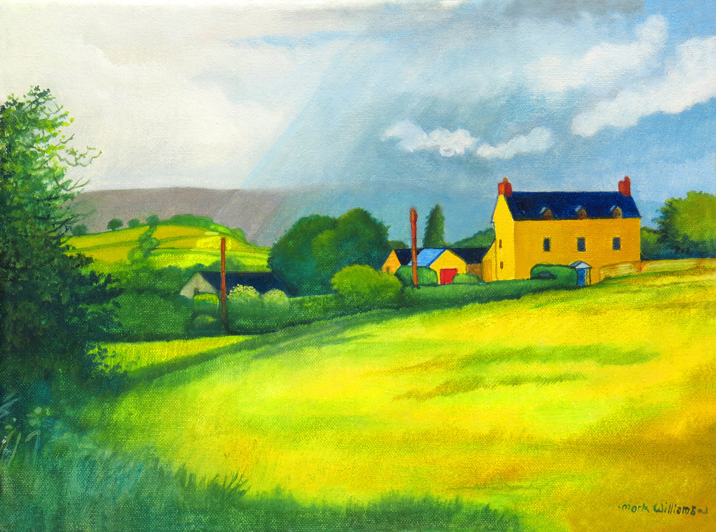 “Penrhos” - The Farmhouse at Penrhos stands within ancient earth works once believed to have been a Roman Camp but now considered by Historians to be a bastion established during the Civil War in the 1640’s.
