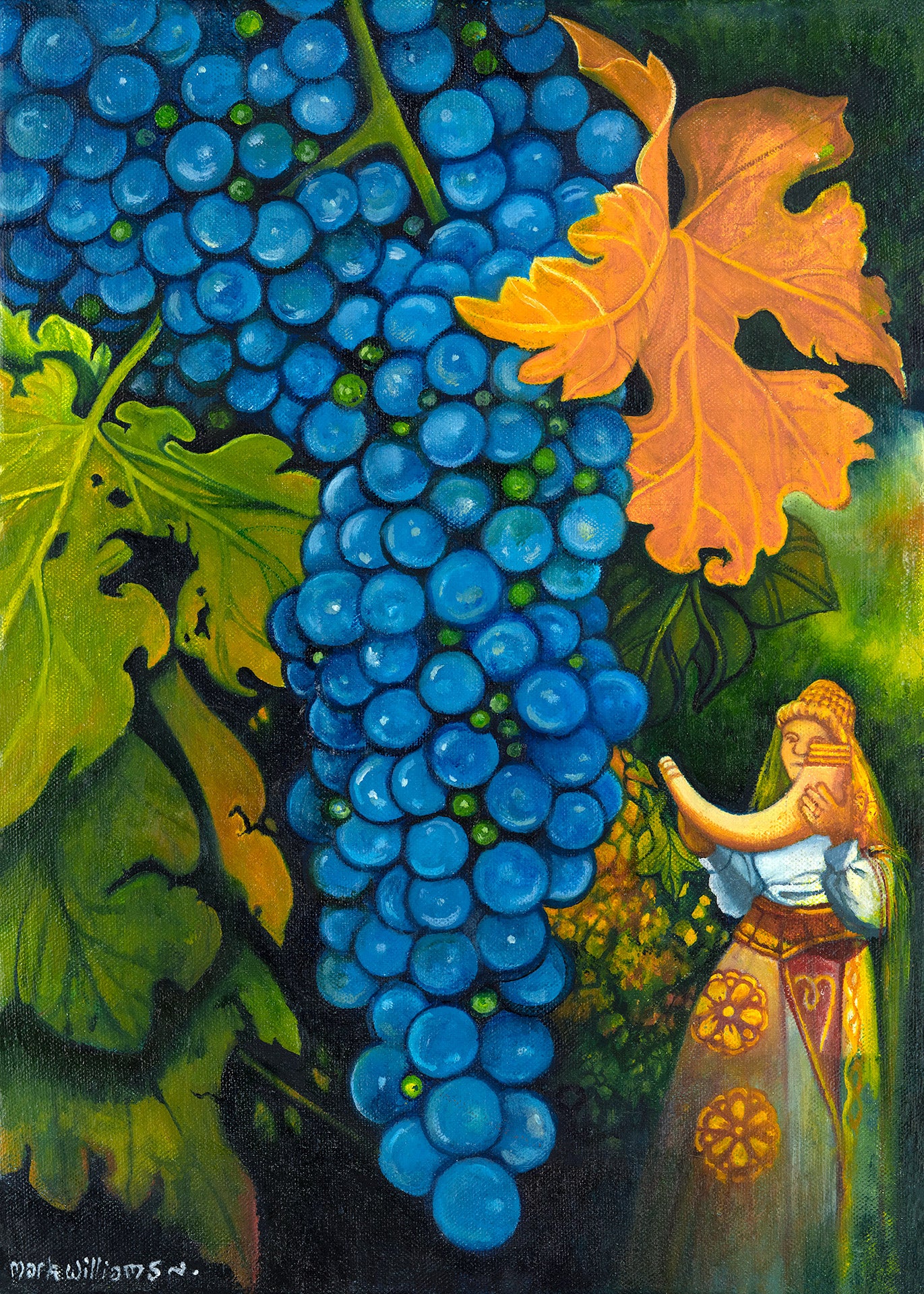 “The Grapes of Avallaunius”- In seemingly hallucinogenic moments Lucien Taylor the protagonist in “The Hill of Dreams” Novel visits “The Garden of Avallaunius” - a place that existed in his home batch back in Roman times…