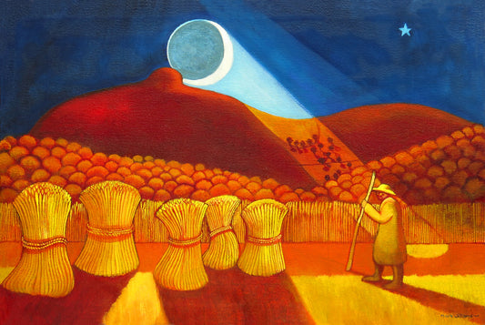 Cornfield by Moonlight (Print)